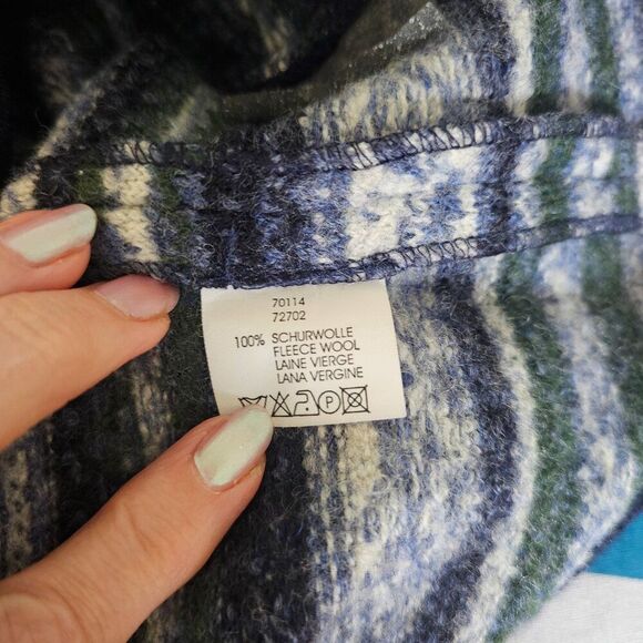 Vintage Hammerschmid 100% Wool Full Zip Women's Cardigan Size S - Picture 9 of 9